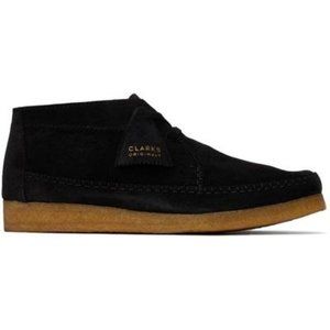 Clarks Weaver Boot Black suede